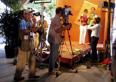 Backstage at Merrie Monarch Festival