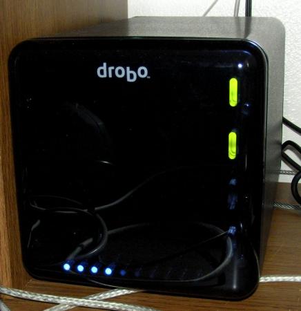 Drobo with cover