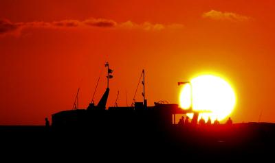 Sunset Boat