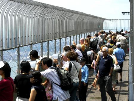 Empire State Building visitors