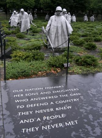 Korean War Memorial Statues