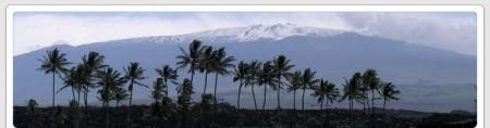 Mauna Kea summit snow