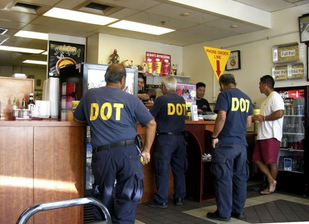 Three dot I bet all the three dot reporters eat here