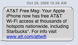 Free AT&T WiFi for iPhones