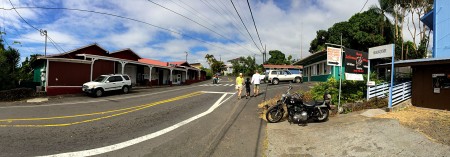 Panorama of Holualoa town.
